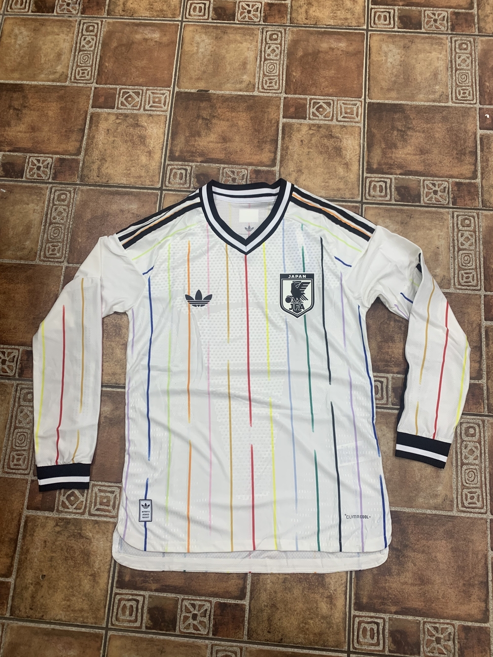 Adidas Originals Japan 2026 World Cup Long Sleeve Player Jersey Size M